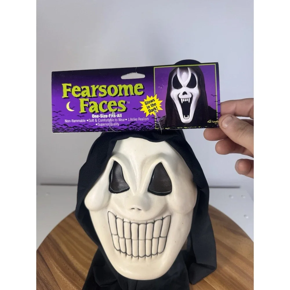 VTG Tagged 90s Eastern Unlimited Fearsome Faces Scream Mask 'Teeth'